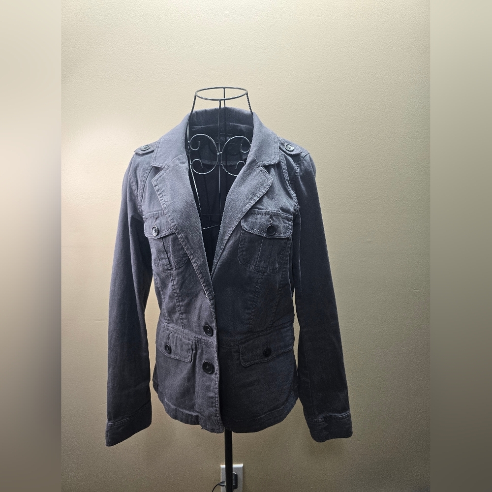 NWOT sonoma LIFE + STYLE Women's Gray Button-Up Jacket